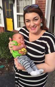 Lauren and Lyra at five days old