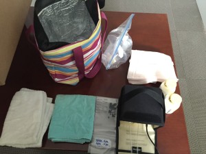 My pumping supplies