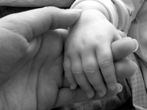 PHI post baby mom hands