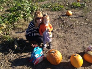 George goes pumpkin picking