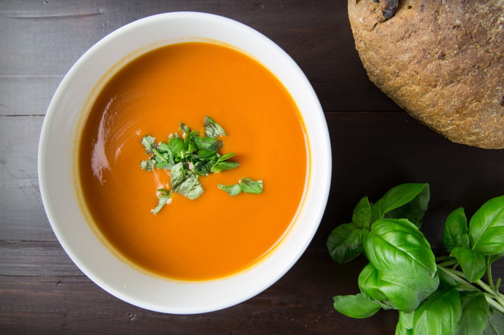 roasted tomato basil soup