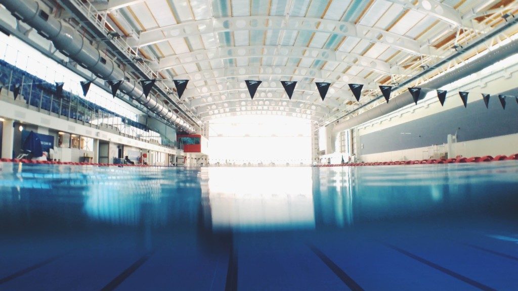 Spring Break at the indoor pool!