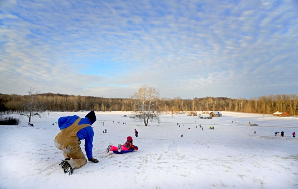 sledding in Indianapolis