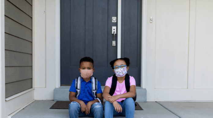 wearing masks