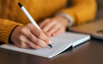 Self-Care Through the Five Minute Journal