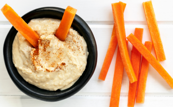 homemade hummus