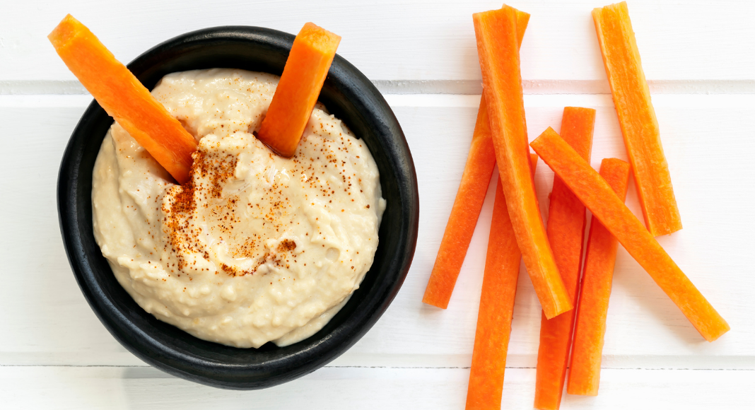 homemade hummus