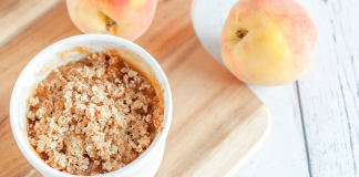 peach crisp