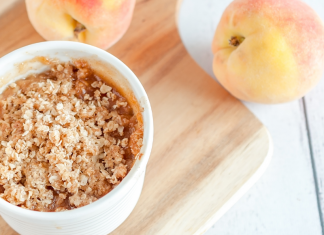 peach crisp