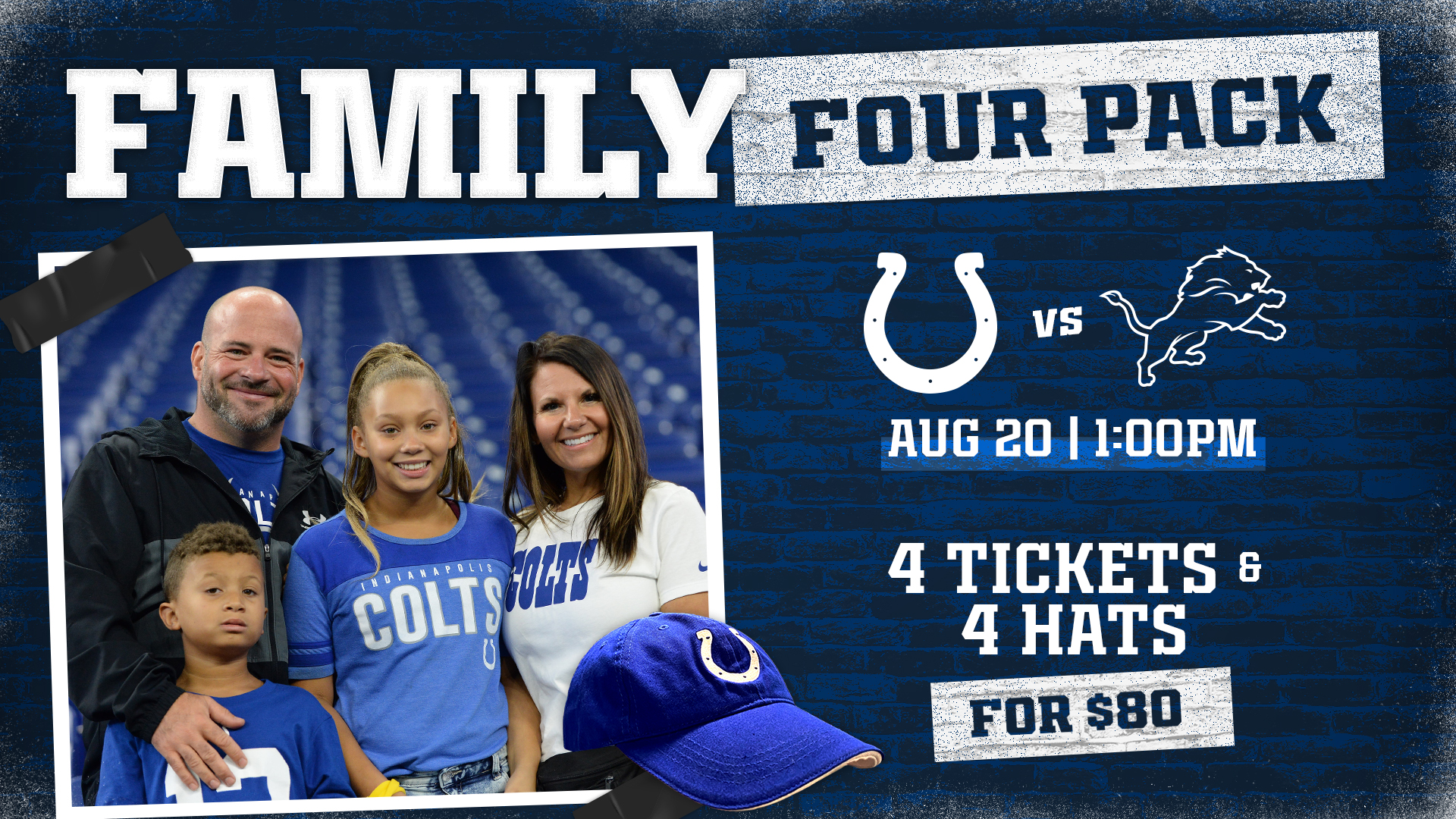 Colts Family Four Pack