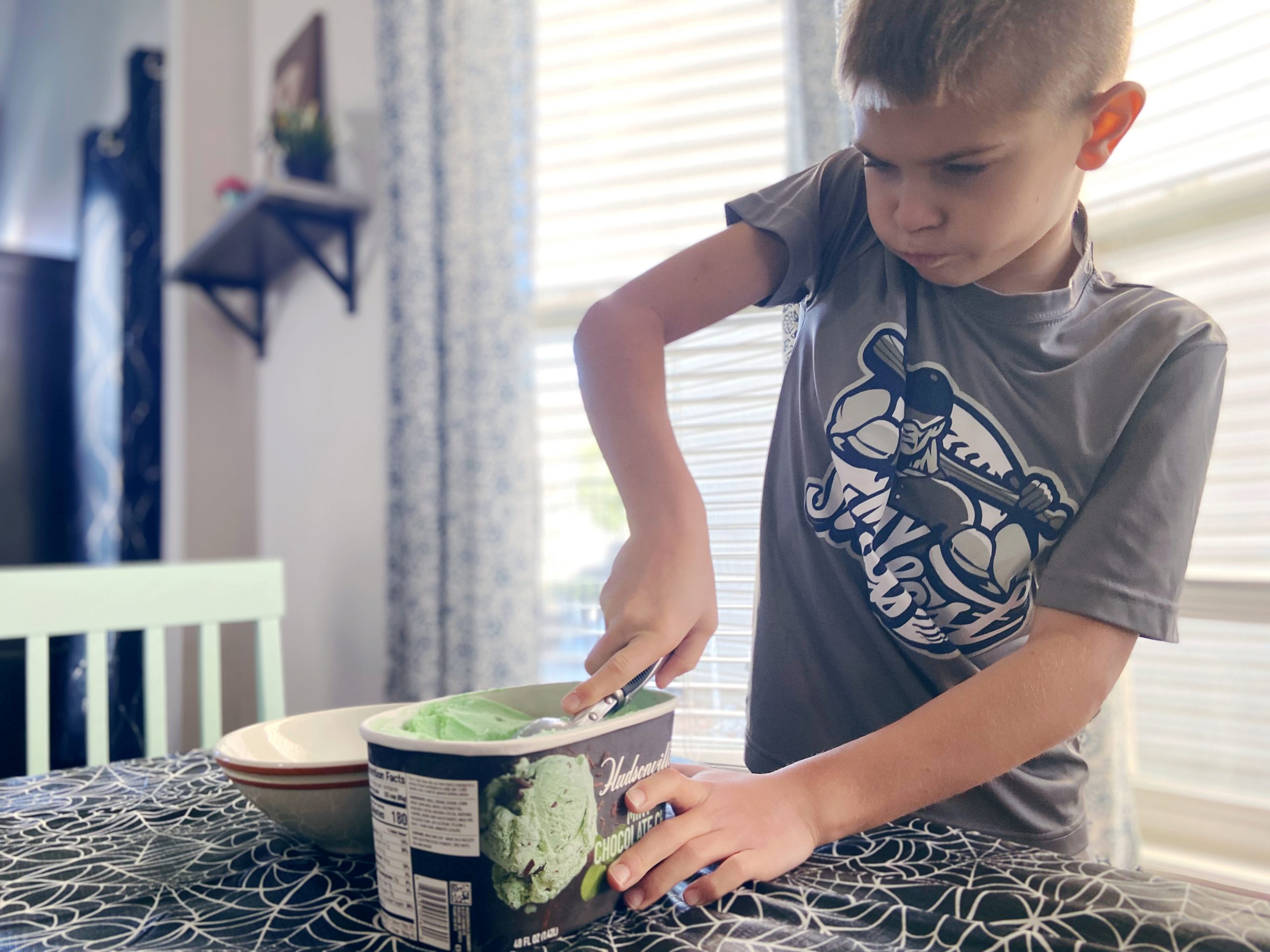 special birthday with Hudsonville Ice Cream