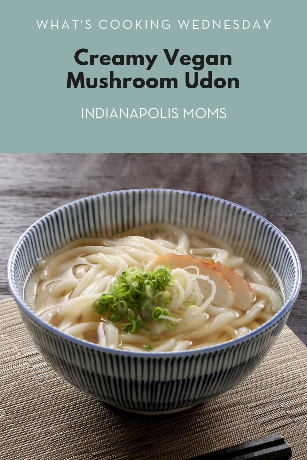 vegan mushroom udon