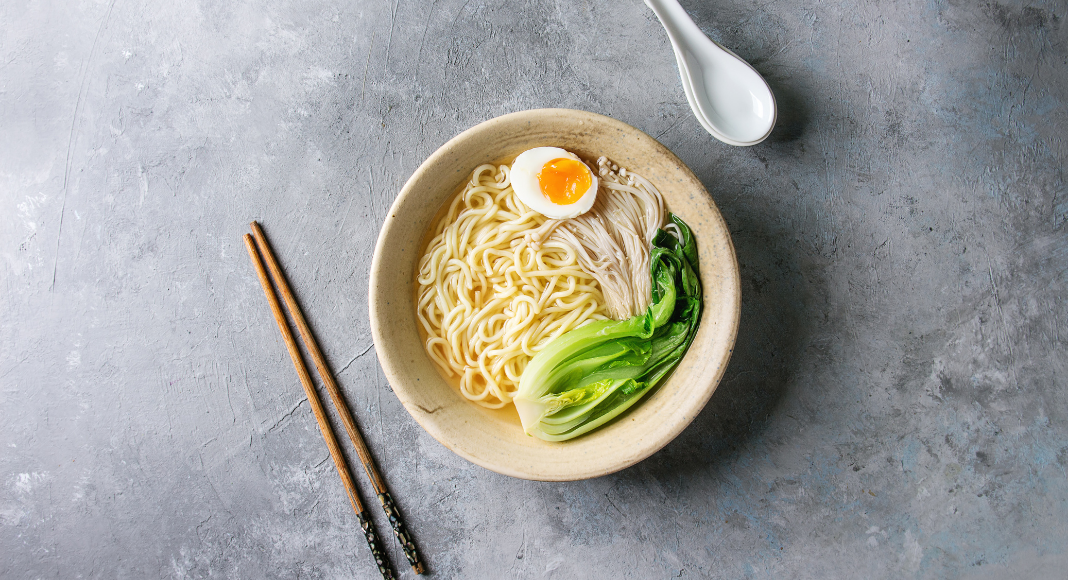 vegan mushroom udon