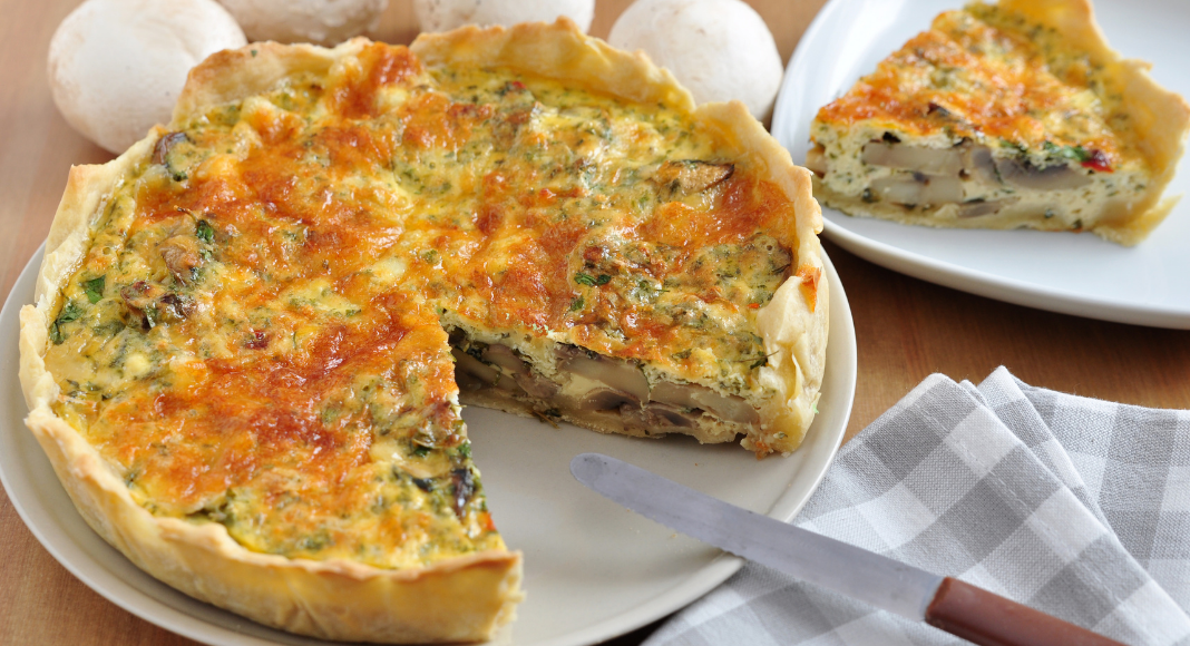 vegan quiche