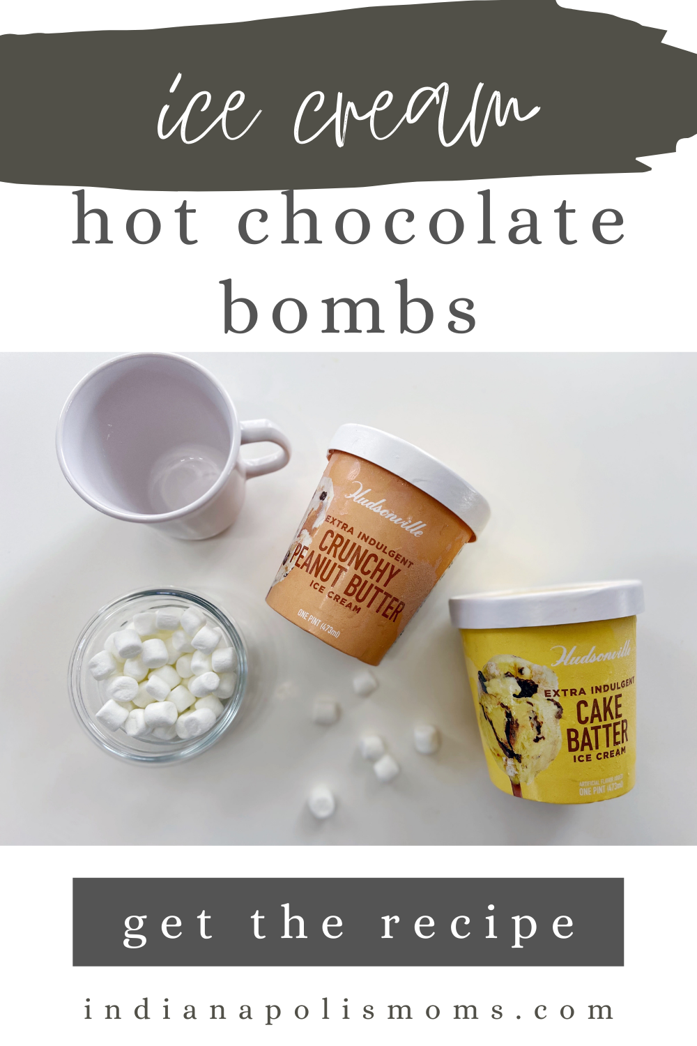 ice cream hot chocolate bombs