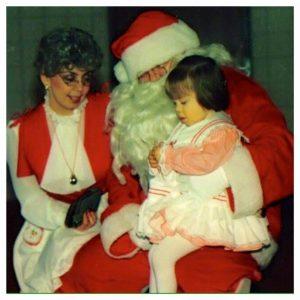 Santa and Mrs. Claus in 1990