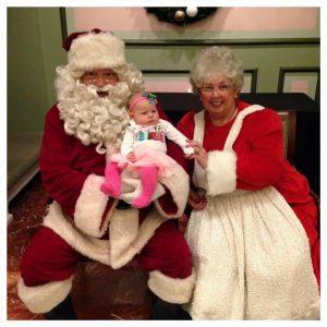 Santa and Mrs. Claus in 2015