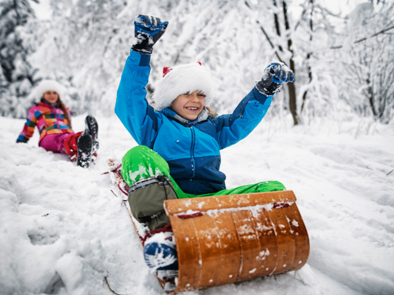 local sledding Indianapolis