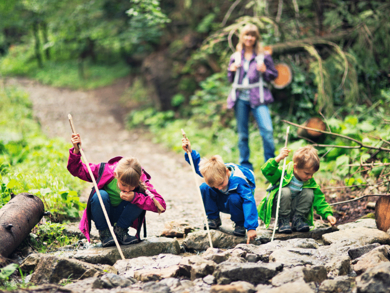 hiking with young kids Indianapolis