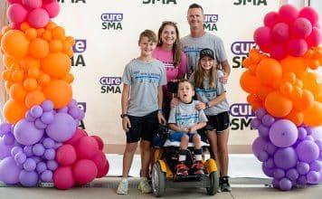 Vollmer Family at the 2022 Cure SMA Walk for Graham