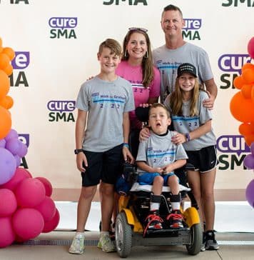 Shining a Light on Spinal Muscular Atrophy Vollmer Family at the 2022 Cure SMA Walk for Graham