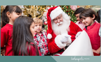 where to visit Santa around Indianapolis