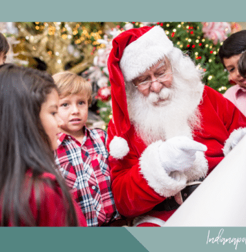 where to visit Santa around Indianapolis