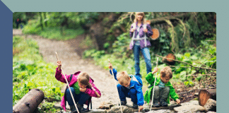 hiking with kids Indiana trails