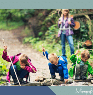 hiking with kids Indiana trails
