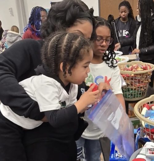 Hendricks County Alliance for Diversity volunteer with kids