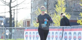 Woman running. No mistakes in this picture